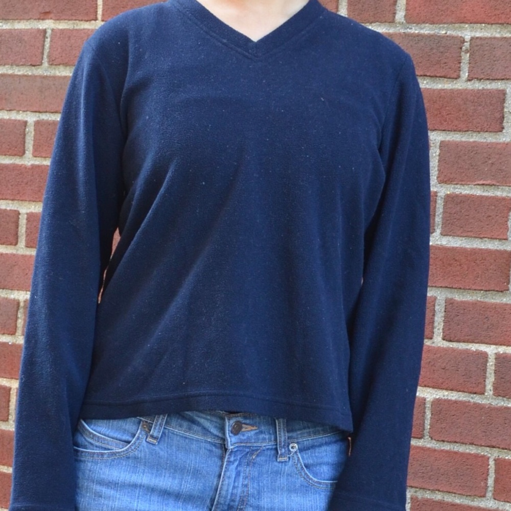 Aeropostale Sz M Dark Blue V Neck Sweater